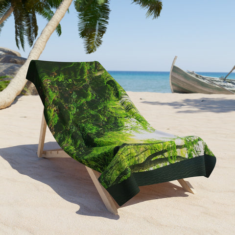 Mossy Rocks Luxurious Bath Towel