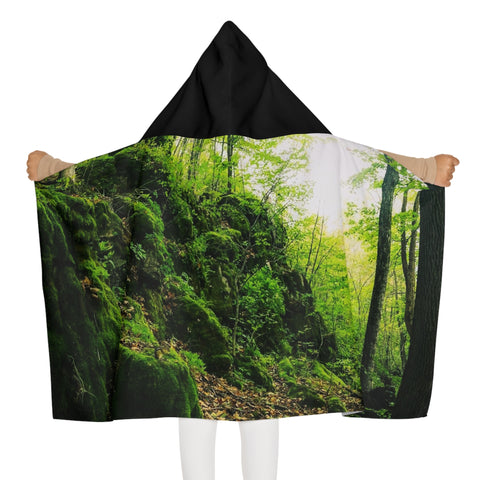 Mossy Rocks - Youth Hooded Towel