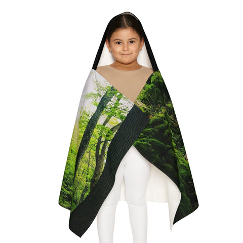 Mossy Rocks - Youth Hooded Towel