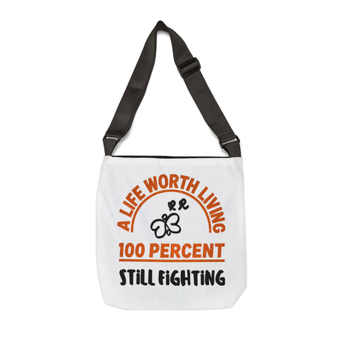 SICCADIS - MS Sucks - Invisible. Relentless. - Adjustable Tote Bag