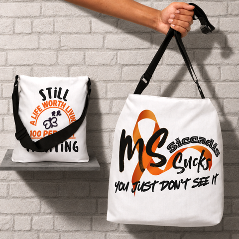 SICCADIS - MS Sucks - You Just Don't See It - Invisible Illness Tote