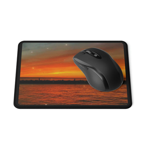 Sunset At The Pier Non-Slip 9.5" x 8" Mouse Pad - Style A