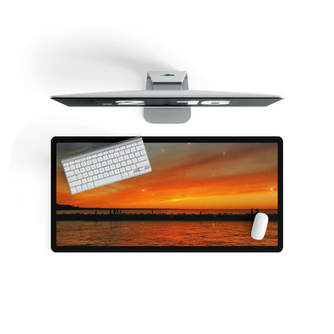 Sunset At The Pier - Desk Mats